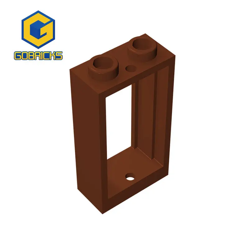 Bricks Frame Window Compatível com 60593 Crianças monta Blocos de Construção, Peças Criativas Educativas, 1x2x3, Gobricks, 10pcs