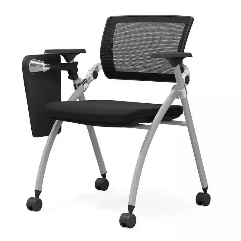 

Black Meeting Chairs Office Portable Business Swivel Chair Ergonomic Meeting Minutes Sillas Para Eventos Professional Furniture