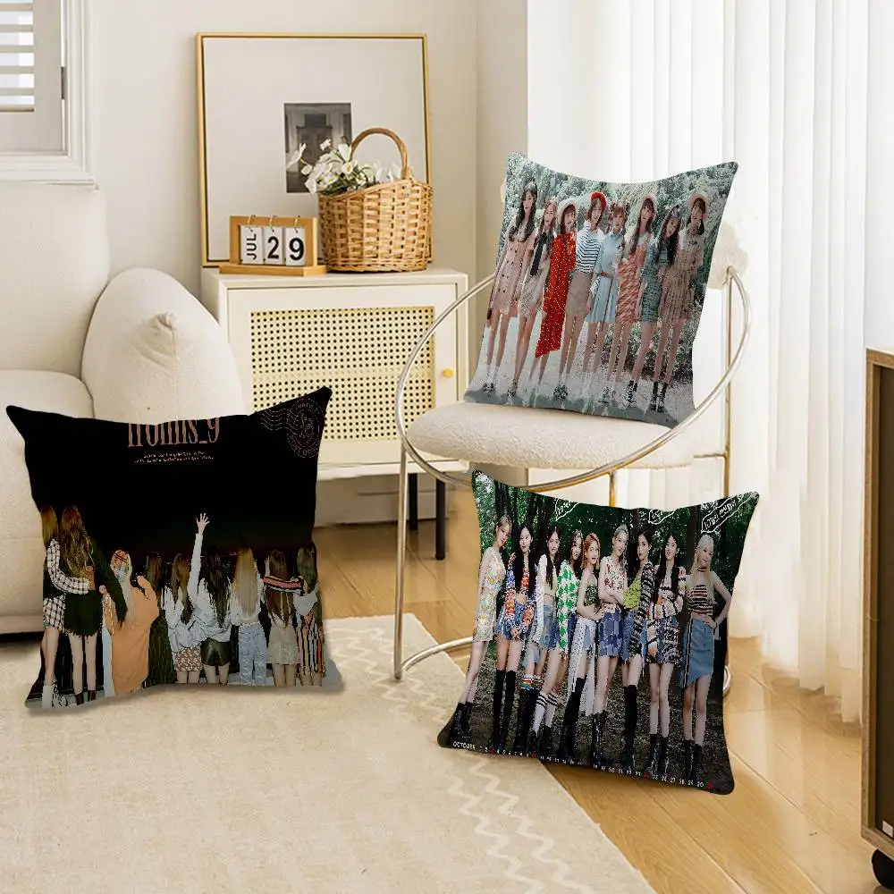 Fromis_9 Kpop Girl Personalized Pillow Cover Kids Bedroom Wild Party Decor Pillowcase kid Birthday shower Gift