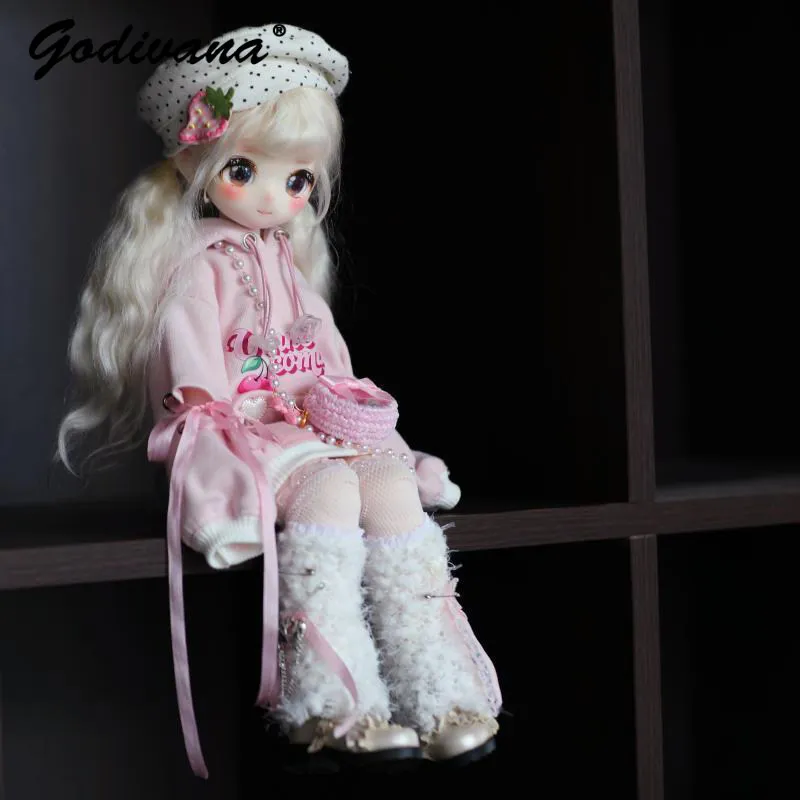 handmade-long-hoodie-for-bjd-doll-sweet-pink-color-block-sweatshirt-fits-1-4-1-5-1-6-scale-bjd-girl-doll-clothes-only