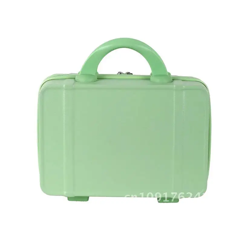 Hand Suitcase Female Gift Box, Gift Storage Case 14 Inch Makeup Case Travel Wedding Case Mini Suitcases