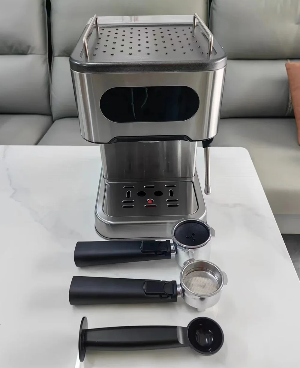 Hot Sale Electric Espresso Coffee Machine Stainless Steel Capsule Coffee Maker For Household And Outdoor Use