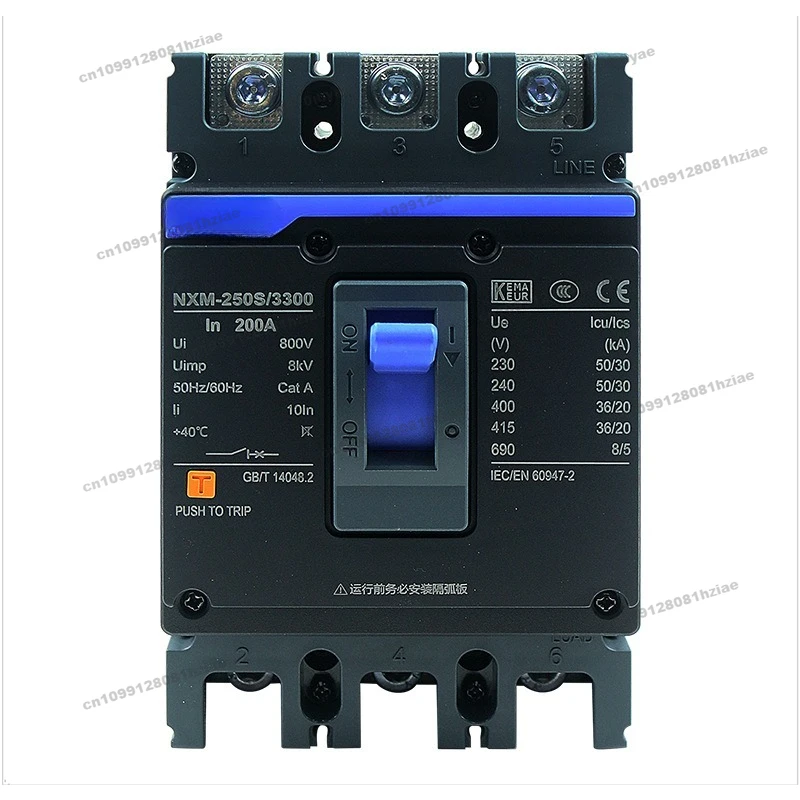 

Kunlun Molded Case Circuit Breaker Air Switch Open 3P4P NXM 63A125A250A400A630A