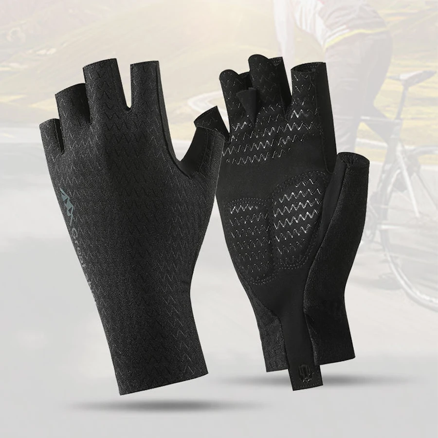 

Half Finger Cycling Fitness Breathable Anti-Slip Bike Gloves for Men Women Shock Absorption Summer MTB Road Bike Gloves