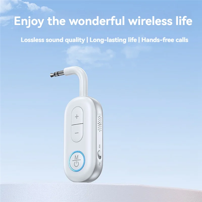 【Hot Selling Items】AUX Wireless Adapter 2-In-1 Portable Bluetooth Wireless Transmitter Receiver Audio Receiver For Car And Home