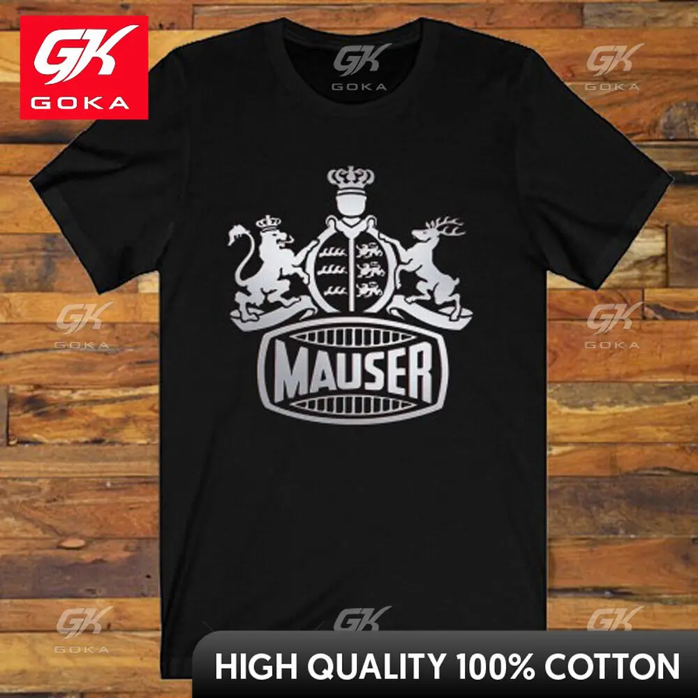 Mauser Guns Firearms Graphic T Shirts Mens Clothing New in Tops & Tees Cotton Women Printed T-shirt Y2K Clothes Funny Tshirt