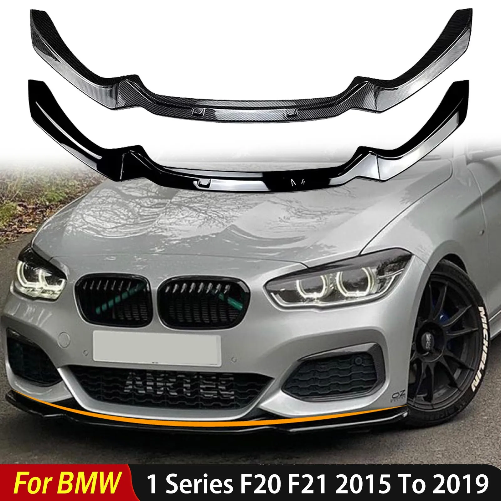 

Для BMW 1 серии F20 F21 2015 2016 2017 2018 2019 автомобильный передний бампер сплиттер губ нижний спойлер диффузор авто аксессуары тюнинг
