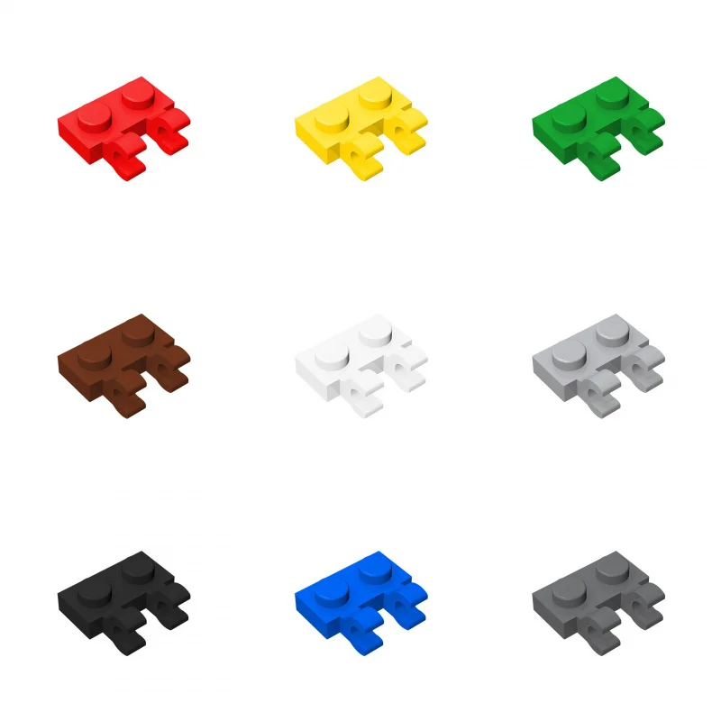 100pcs 60470 1 X 1 Inverted Compatible Modified Building Block Kit With 2U Clips Brick Particle DIY Puzzle Toy Kid Gift
