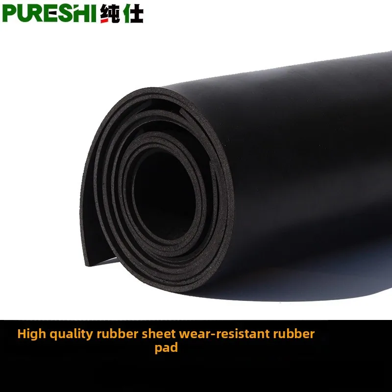 Black Industrial Rubber Sheet Oil Slip Wear Resistant Insulation Mat 35