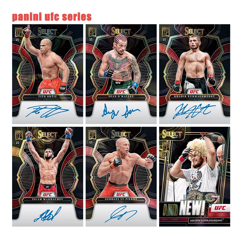 

Diy Homemade Panini UFC Select Series Islam Makhachev Sean O Malley Tito Ortiz Signature Collection Card Toys Gift