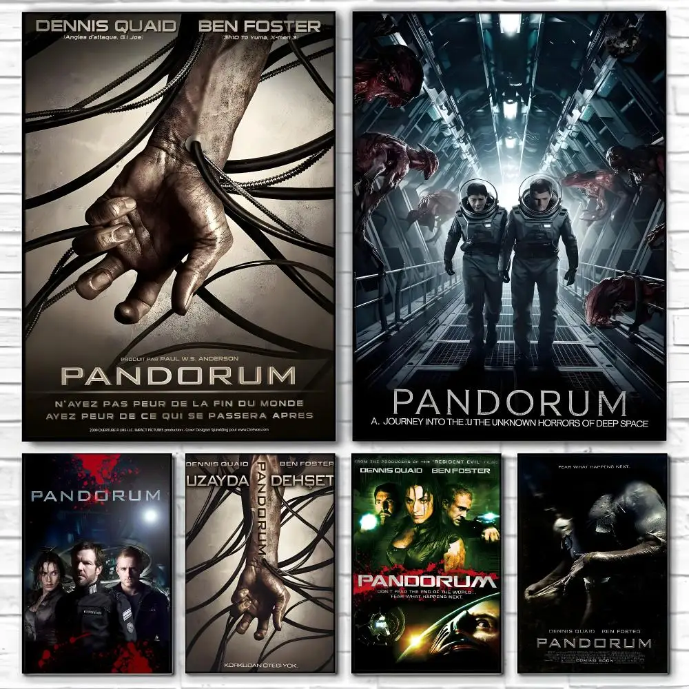Sci Fi Horror Movie P-Pandorum Poster  High-definition Art Sticker Self Adhesive Waterproof Home Decoration