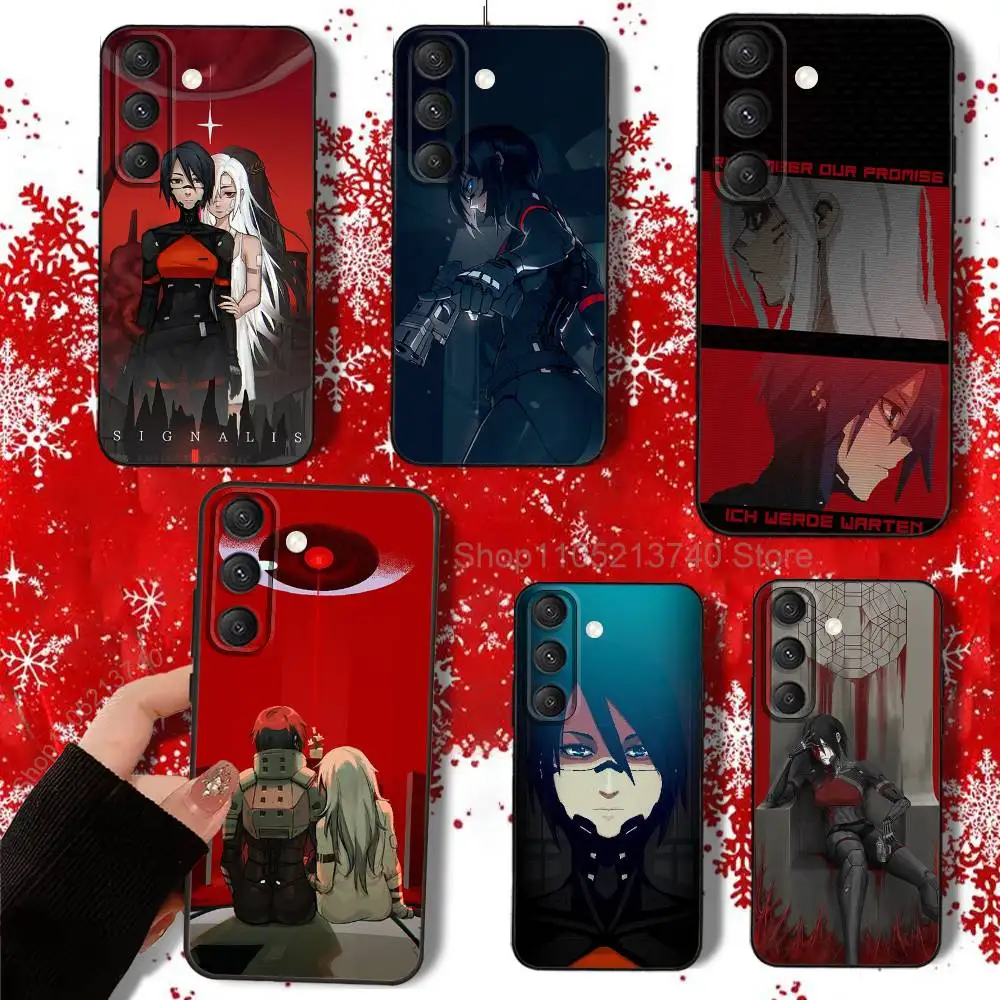 

A-ArianeD Signalis E-Elster Phone Case For Samsung S22,S24,S20,S25,S23,S30,S21,Ultra,Plus,Fe,Lite 4G,5G Black Soft Cover
