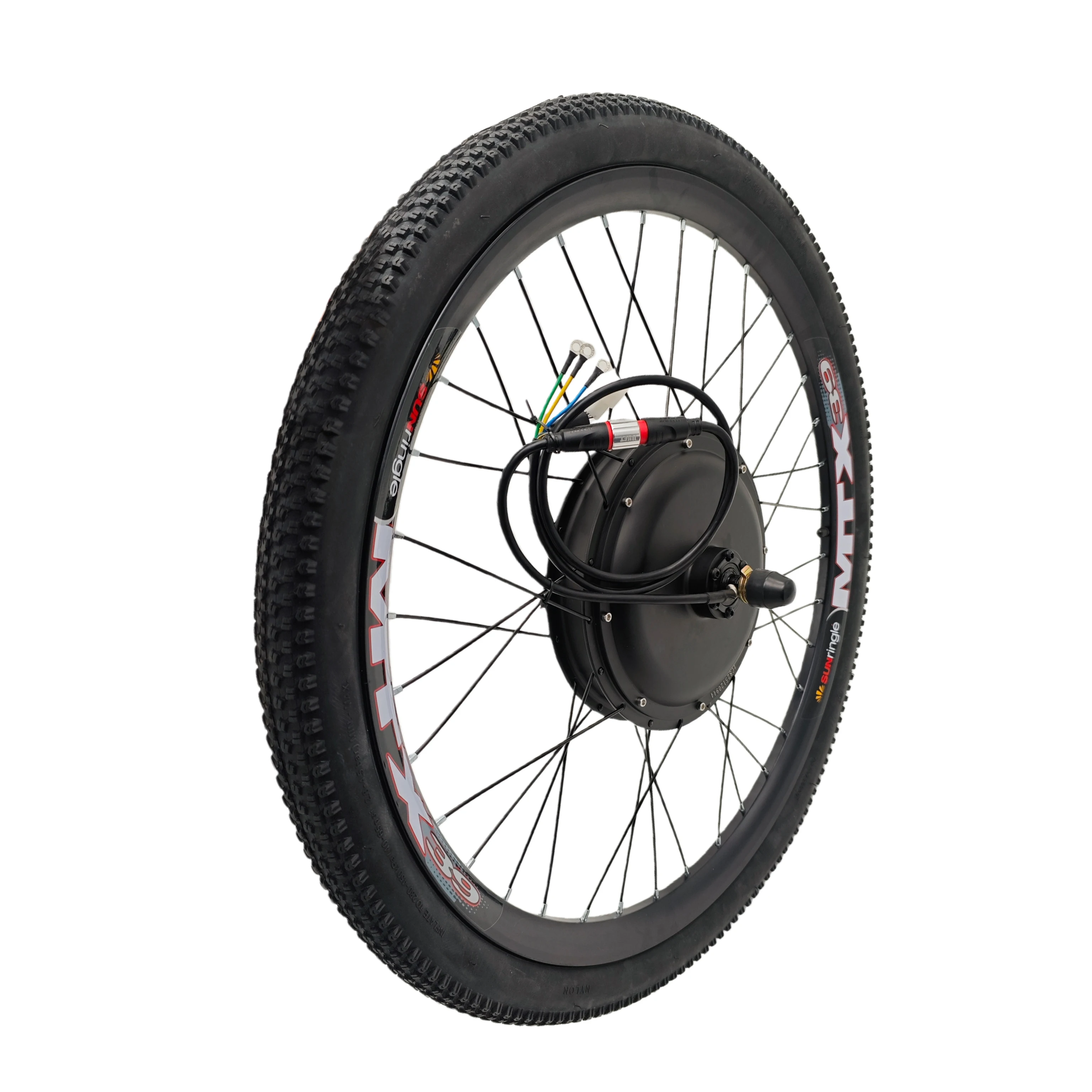 

Electric bicycle Ebike 72V 3000W/ 5000W 26" 27.5" 29" MTX39 Rim Rear Motor Wheel with Tire and Tube drouout 135mm/155mm