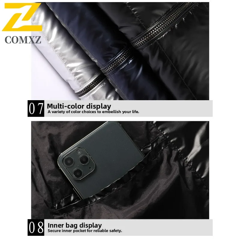 Men's Vintage Puffer Jacket Waterproof Windproof Down Alternative Coat American Style Motorcycle Outerwear Fit Outdoor Sports