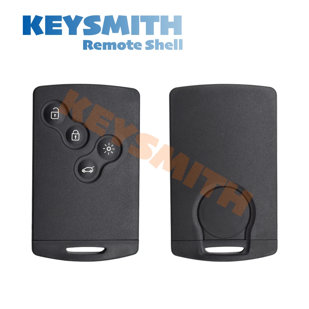KEYSMITH Ersatz 4-Tasten Smart Key Kartenhülle für Renault Megane 3 Clio 4 Captur Laguna 3 Scenic Koleos Samsung QM5 – Detail 2