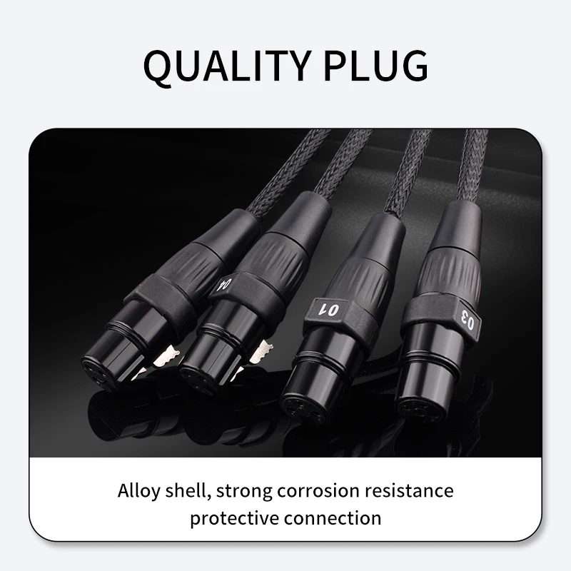 2 4 8 12 16 Channel Professional Multi-Media 3 Pin XLR Cable for Microphone Stage Male To Female Balanced Audio Extension Cord