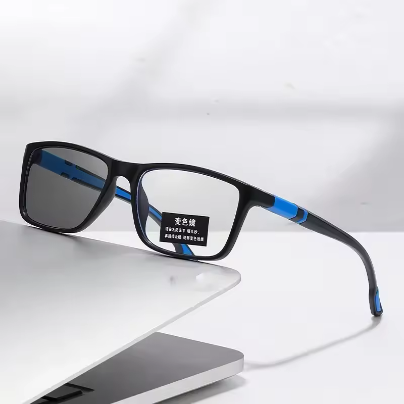 Photochromic Anti Blue Light Outdoor Sports Cycling Ultra Light High-definition Color Changing Myopia Glasses 0 -0.5 -0.75 -1.25 - Image 4