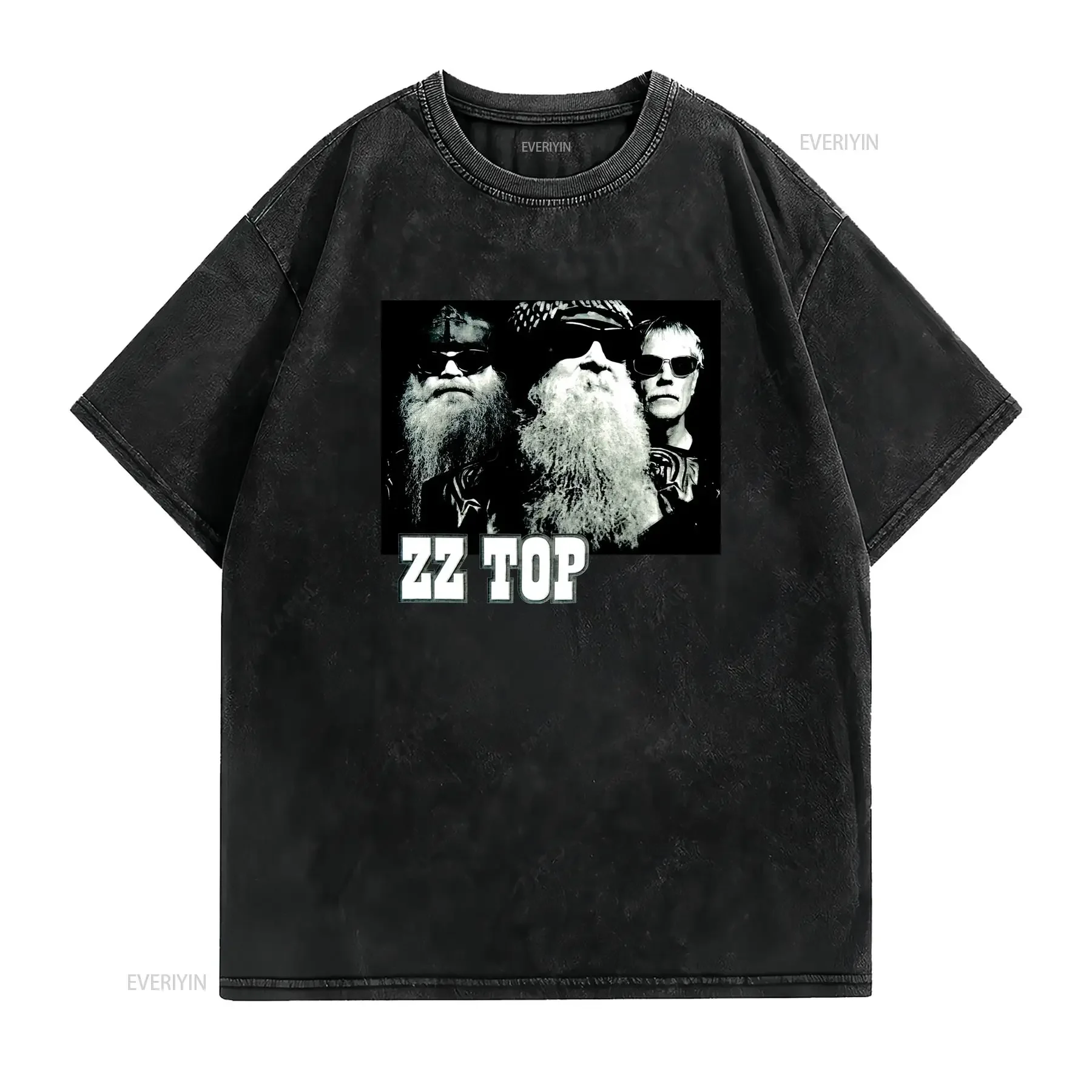 Zz Top Band Fototrikot S M L XL 2XL Zcela Nový Oficiální Merchandise vintage Washed Casual Comfortable Stretched
