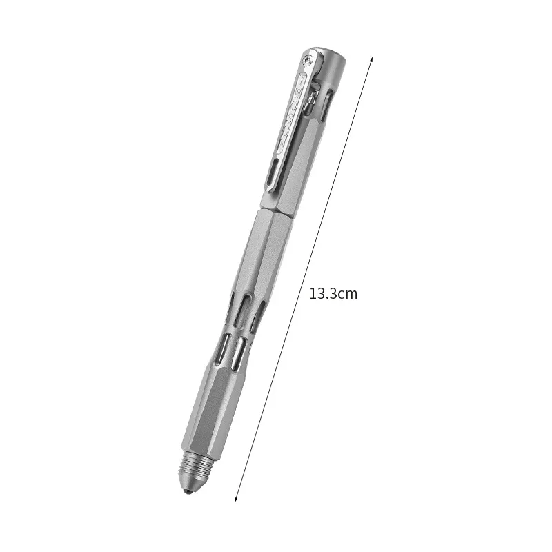Titanium Tactical Pen with Tungsten Bead Window Breaker EDC Tool for Car Emergency Pocket Survival Gear view 6