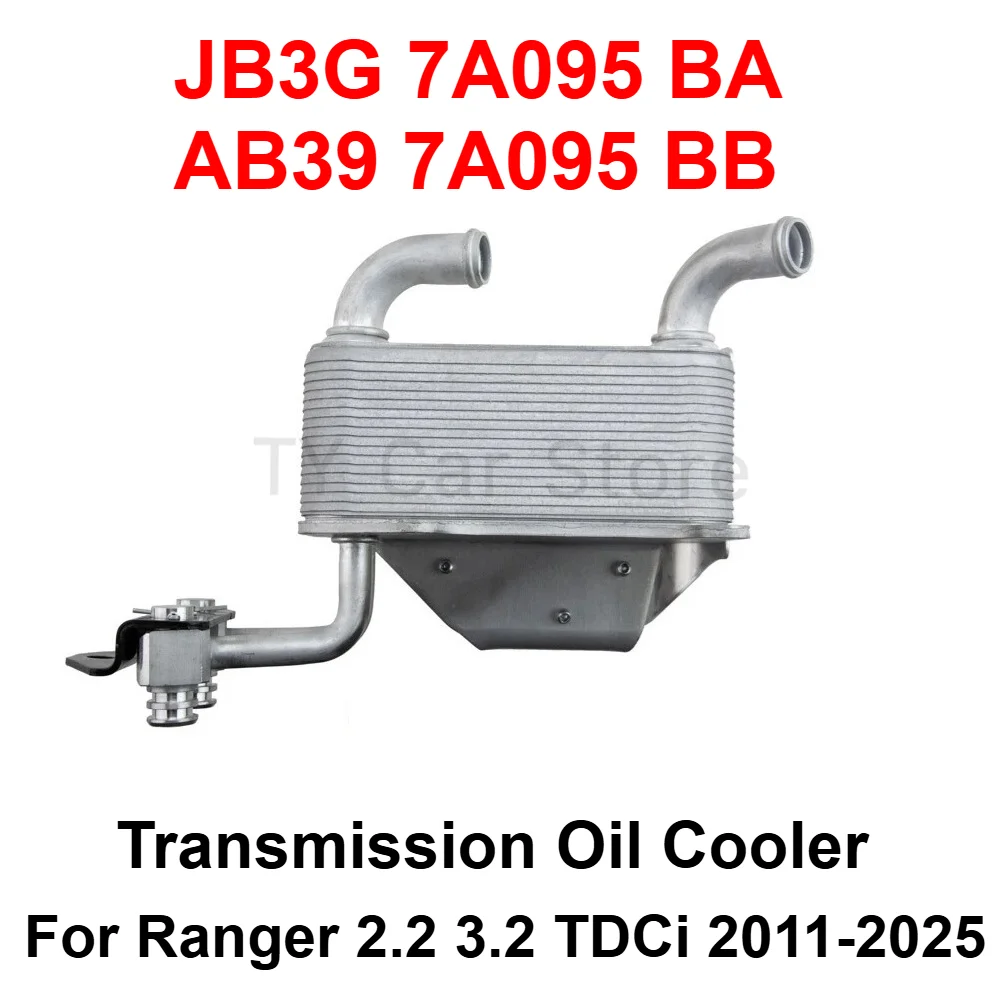 

JB3G-7A095-BA AB39-7A095-BB New Transmission Oil Cooler Radiator For Ford Ranger TKE 3.2 TDCi 2011-2024 Engine Oil Cooler