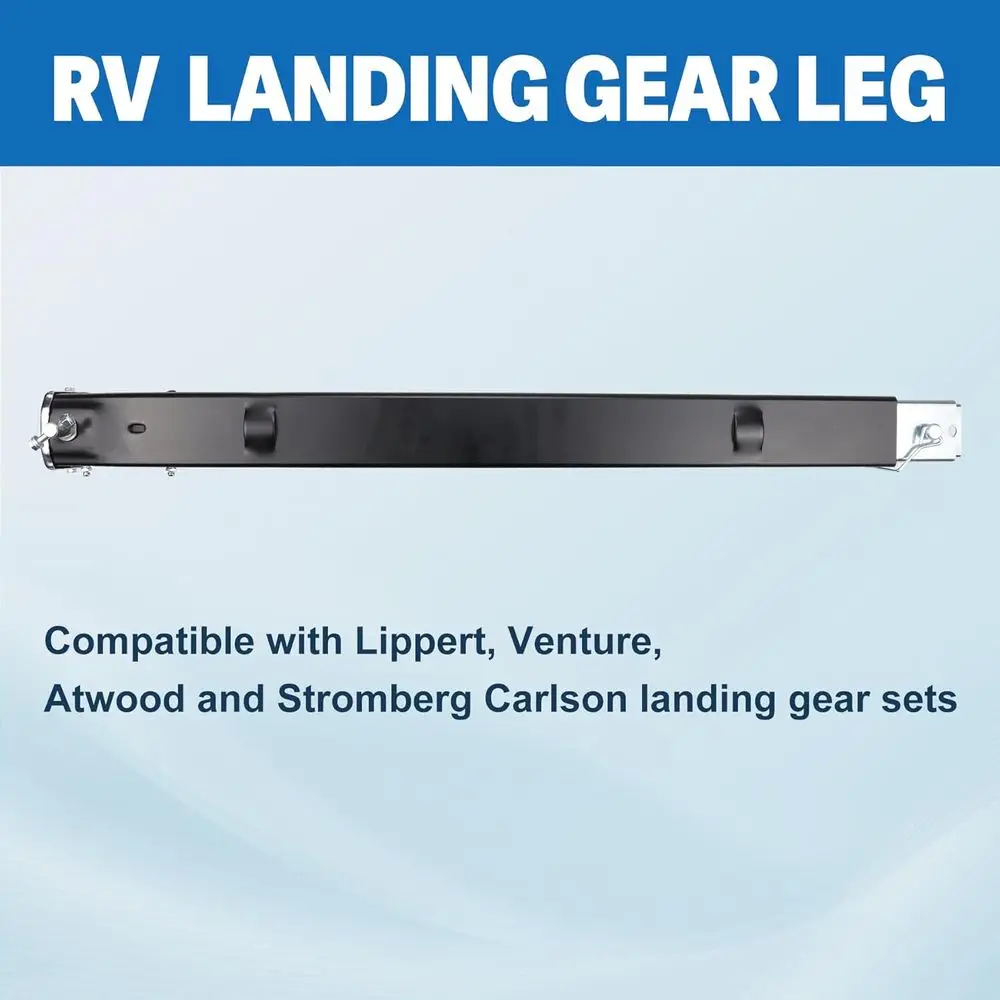 179014، RV Follow Thefth Wheel Landing Gear Leg متوافق مع Lippert Venture، مقبس معدات الهبوط العالمي مقاس 29-1/2 بوصة (179014)