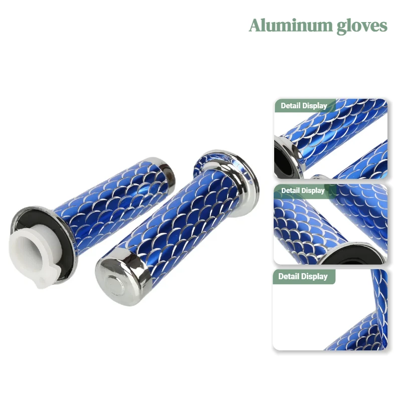 Off-road Motorcycle Refitted components Fish-scale Handle Rubber Handle Sleeve Accessories for motorcycles pit mountain bike