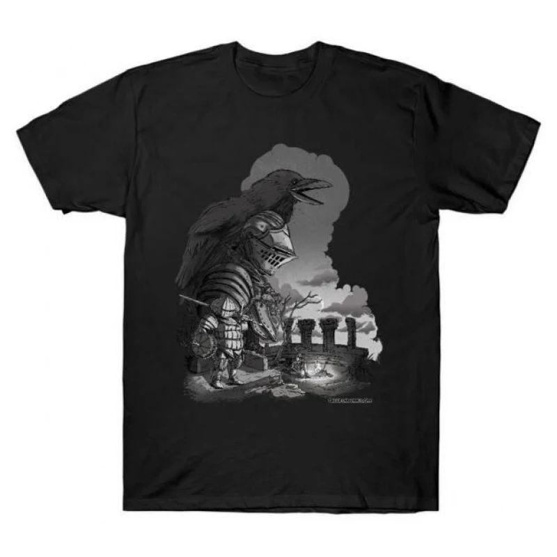 

Sif Wolf Knight Artorias The Abysswalker Gift T-shirt 0617 Dark Souls Graphic clothes Retro Bloodborne Game Tee All size Tops