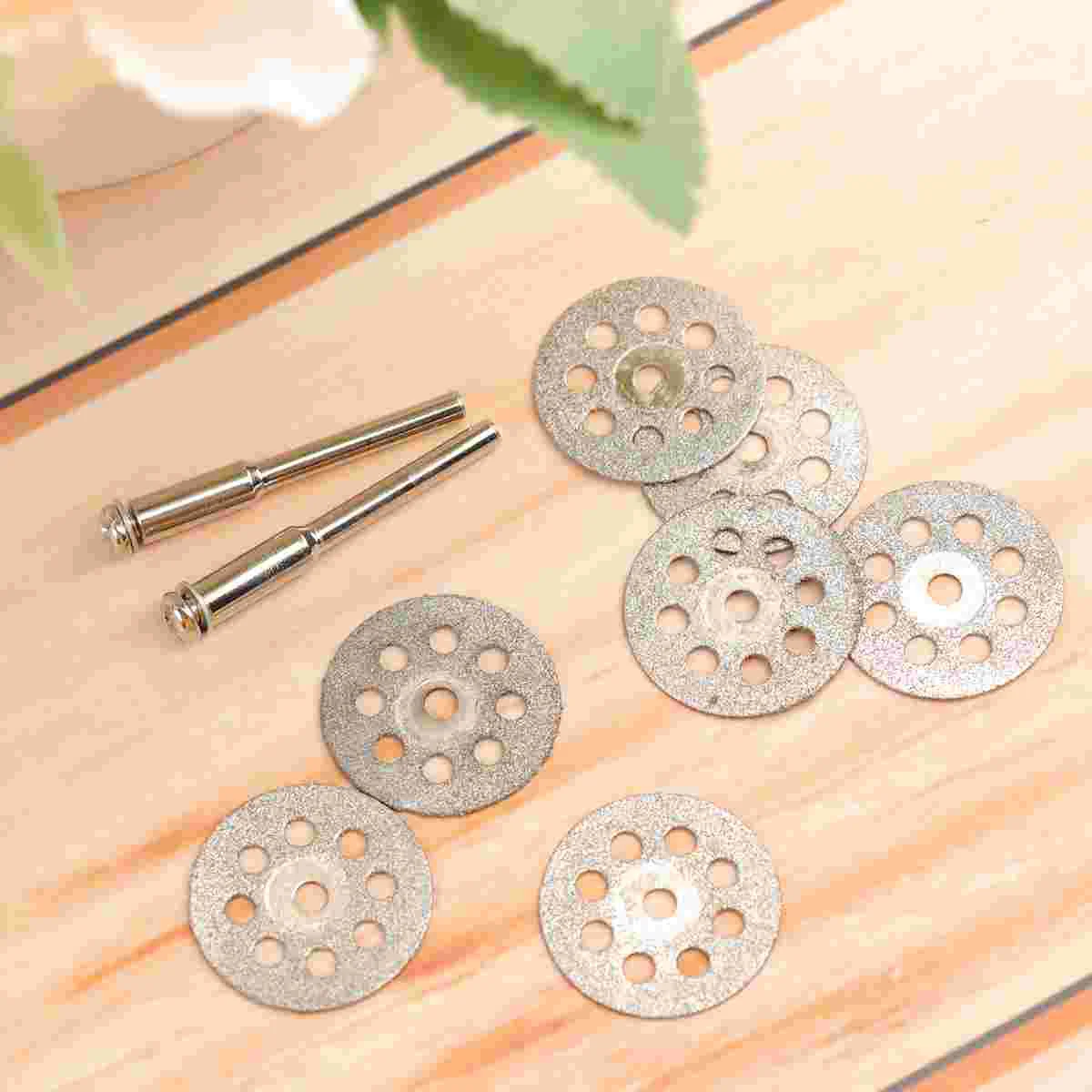 20pcs Diamond Grinding Cutting Discs Rotary Cut-off Wheels Blades with 4 Mandrel (22mm) Diamond Cutting Discs