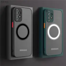 Magnetic Charging Shockproof Cases for Samsung Galaxy A53 5G A52 A12 A13 A51 A71 A32 A34 A54 Cover for Samsung A52s A33 Magsafe