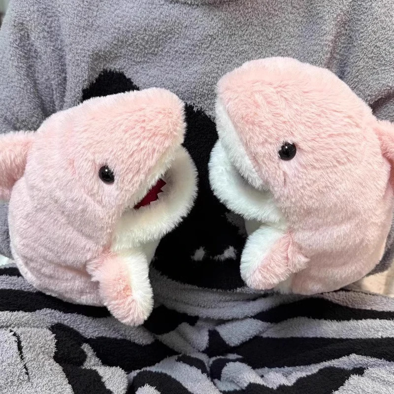 Shark Hand Finger Story Puppet Cute Hand Puppet Glove Funny Movable Mouth Talking Plush Toy Puppet Interactive Parent Child Toy