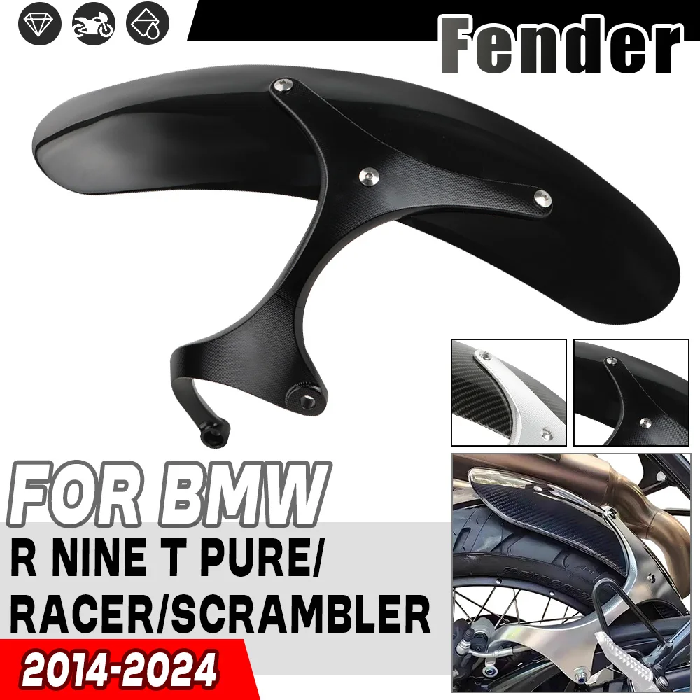 For BMW RNINET R nine T R9T Scramble Pure Racer 14-24 Motorcycle Mudguard Fender Mud Splash Guard Tire Hugger Cover Accessories