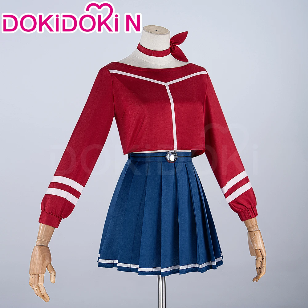 متوفر في المخزون أزياء ميتا التأثيرية لعبة MiSide【XS-3XL】DokiDoki-N فستان نسائي موحد ميتا كوسبلاي قبعة قفازات مقاس كبير