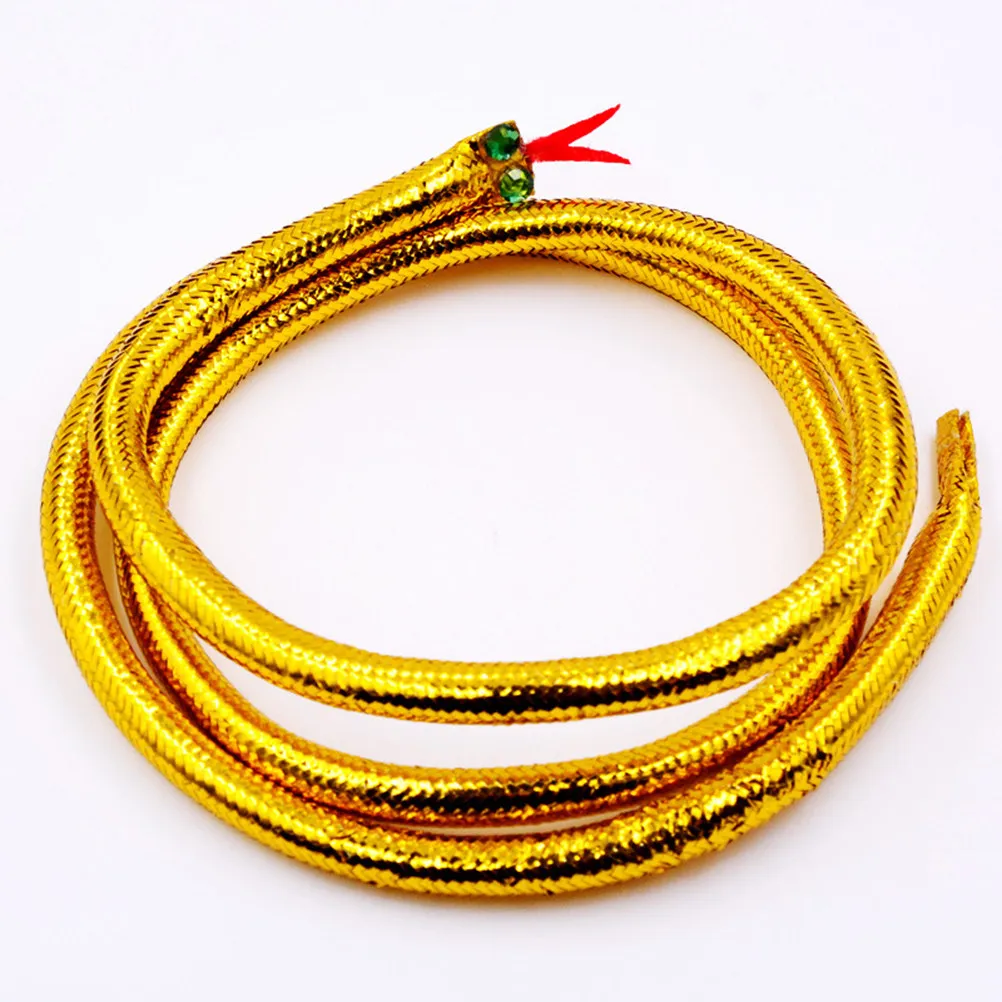 Egyptian Costume Golden Snake Headband Eye-Catching Headdress Party Hairwear for Carnival Masquerade Party Headband