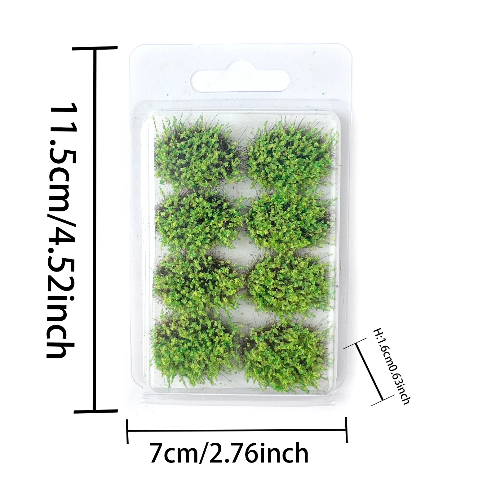 8 peças 10mm em miniatura flor cluster grama tufo para escala ho n oo diy modelo fazendo layout de trem ferroviário/paisagem de jogo de guerra militar
