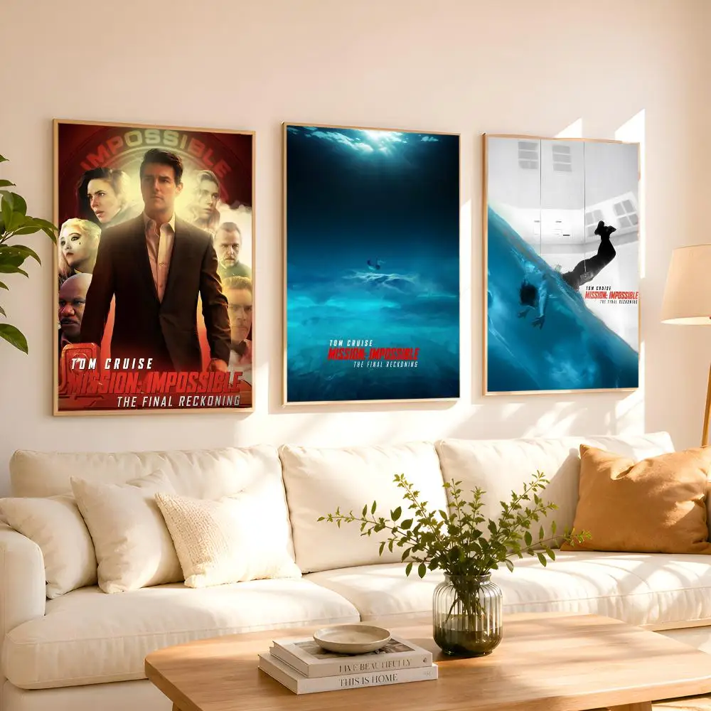 Mission Impossible The Final R-Reckoning Poster 1PC HD Matte Peel And Stick Wall Decor For Bedroom Living Room Dorm Office