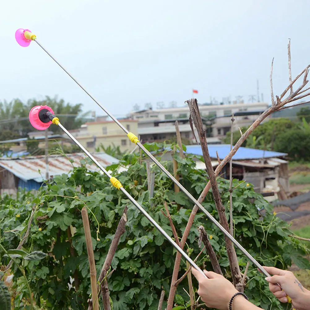

4pcs Stainless Steel Spray Rod Extendable 45 to 80 cm Telescopic Pole for Garden Agricultural Spa Use Plastic Components