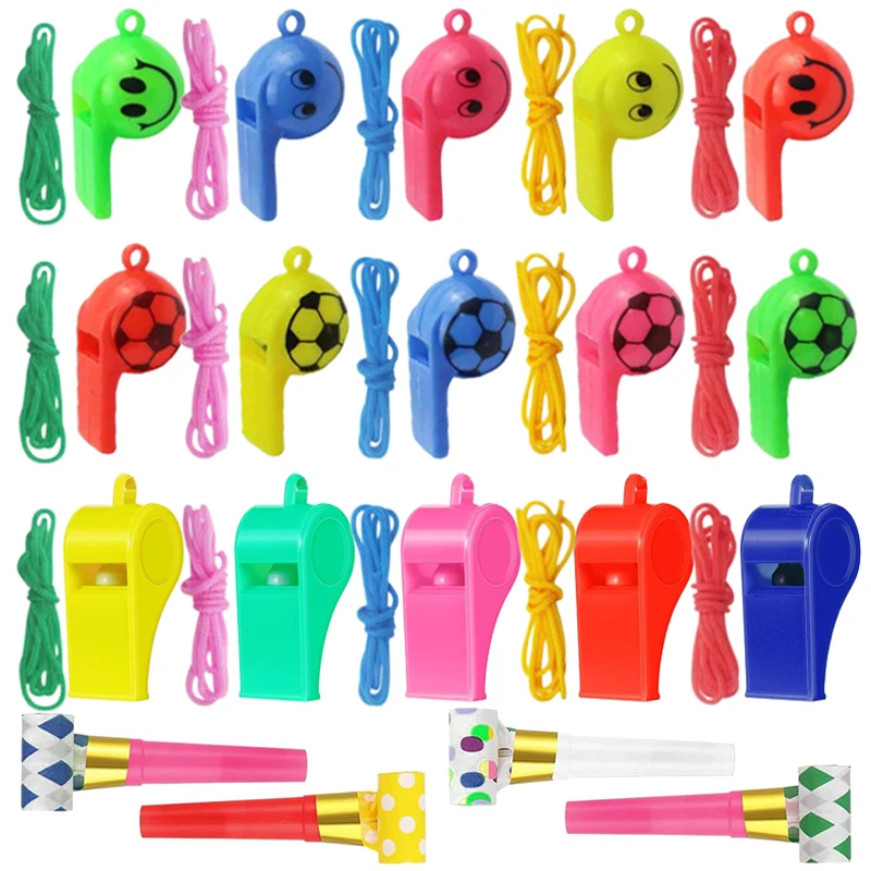 Colorful Whistle / Bowing Plastic Party Game Cheering Props Interesting Noise Makers For Festive And Party Occasions TMZ