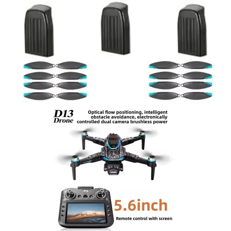 D13 Battery D13 Remote Control RC Drone Spare Parts Battery/Propeller For D13 Screen RC Drone accessory D13 Battery Toys