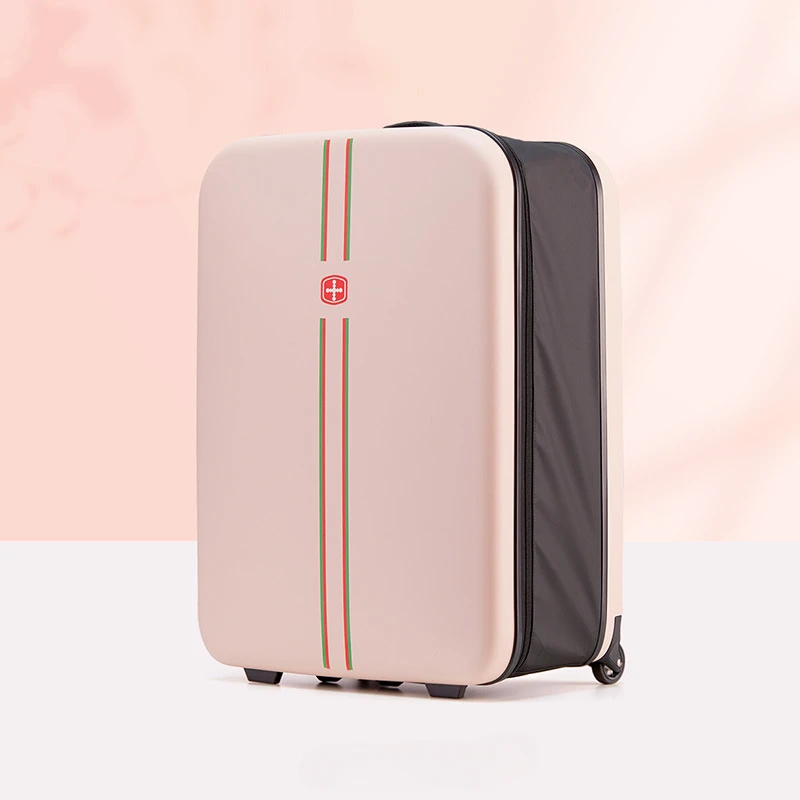 folding trolley case, 20-inch and 24-inch luggage for business trips, traveling, and lightweight and foldable suitcase