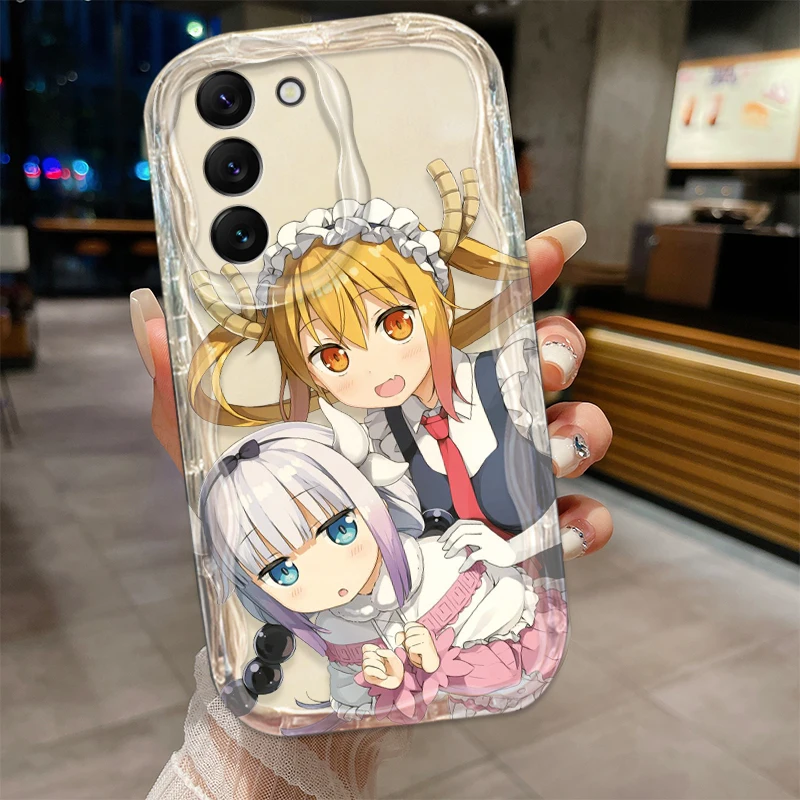 Miss Kobayashi Dragon Maid Cover For S21 S23 S24 Ultra Plus FE A55 A35 A25 A05S A54 A53 A52 A33 A32 Wave Oil Phone Case