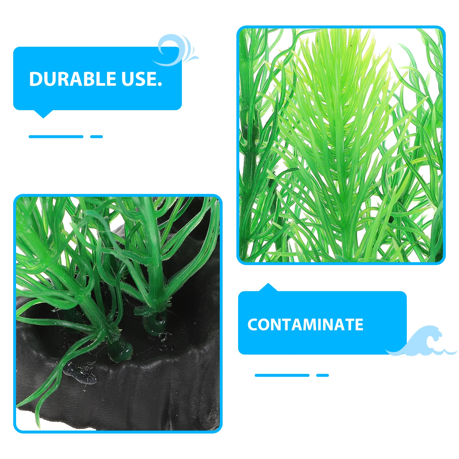 

Simulation Hornwort Realistic Shape Fish Tank Aquarium Grass Water Plants L scape Decor Home Underwater Grass Pet