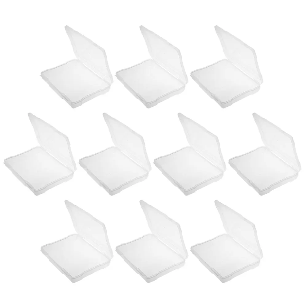 

Organization Photo Storage Box Boxes Picture Containers Electronic Component White Pp with Lids