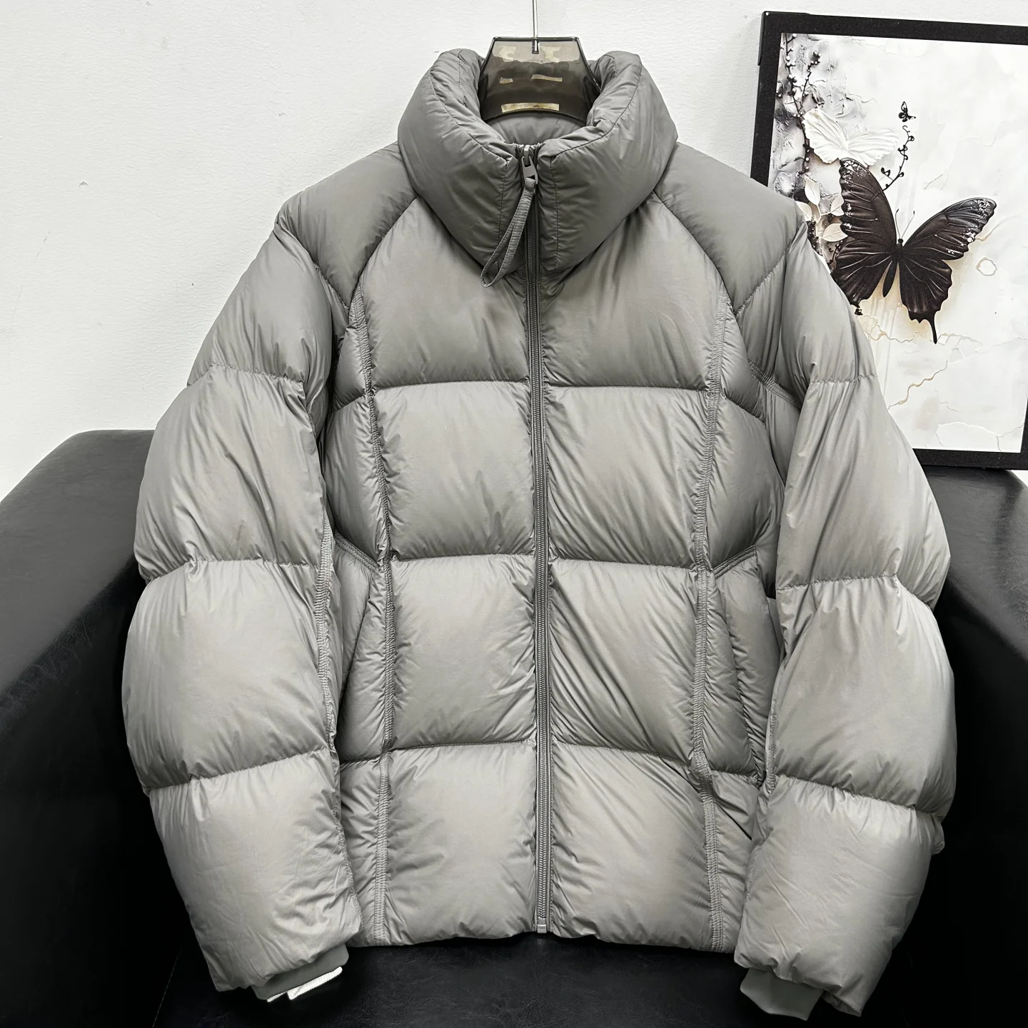 

Casual Japanese Style Thickened Stand Collar Puffiness Youth Men's down Jacket Trendy Loose Couple Winter Bread Clothes
