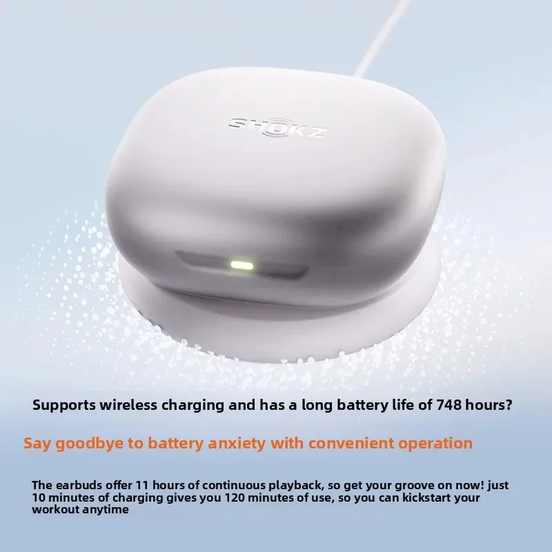 OpenFit 2 + T921 سماعات أذن معلقة مفتوحة Dolby Audio سماعة لاسلكية تعمل بالبلوتوث سماعات DualBoost Technology AI للحد من الضوضاء