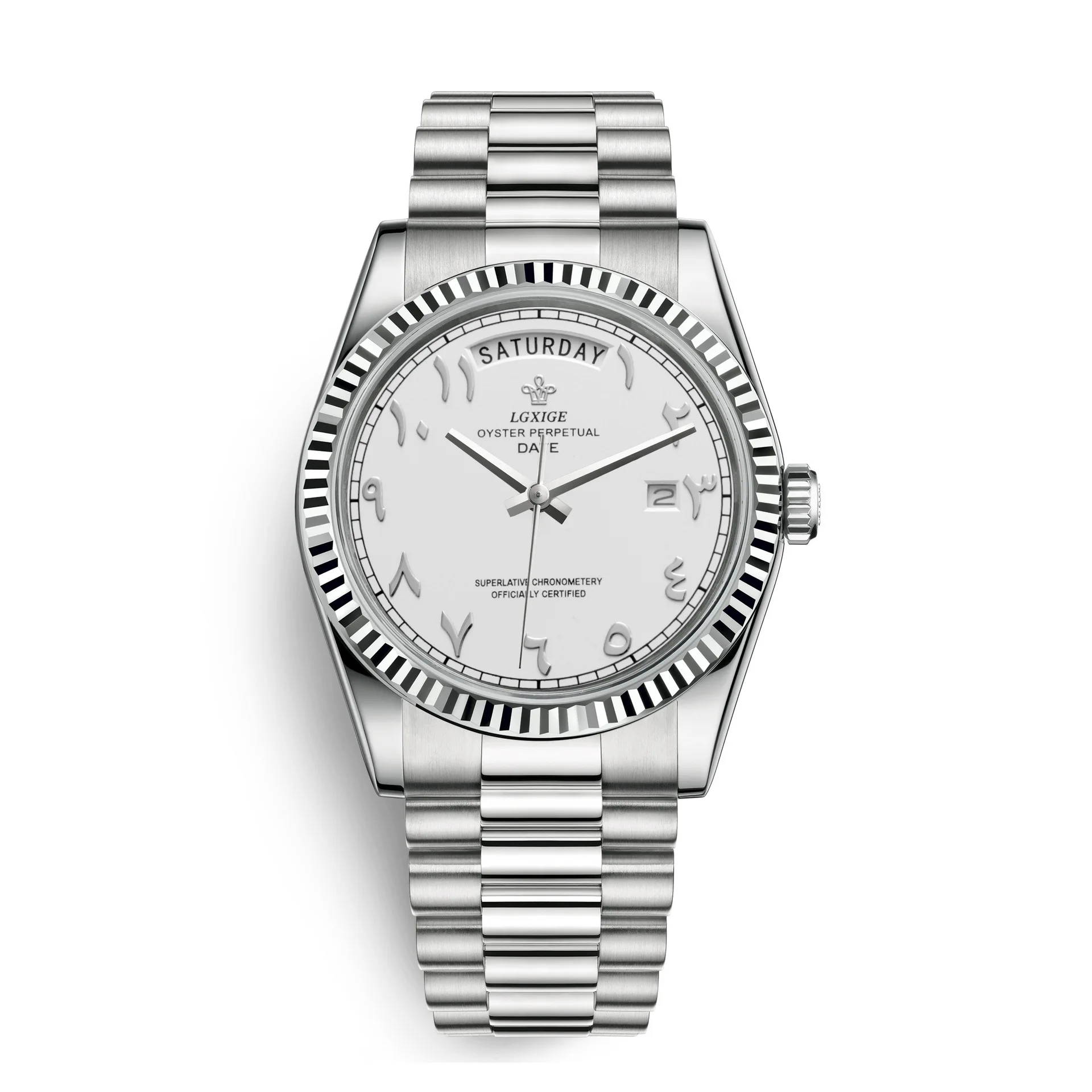 Sky Blue Watch of Men 40mm Day Date Retro Quartz Wristwatches Top Brand Luxury Male Wrist Watch For Men Waterproof Clock