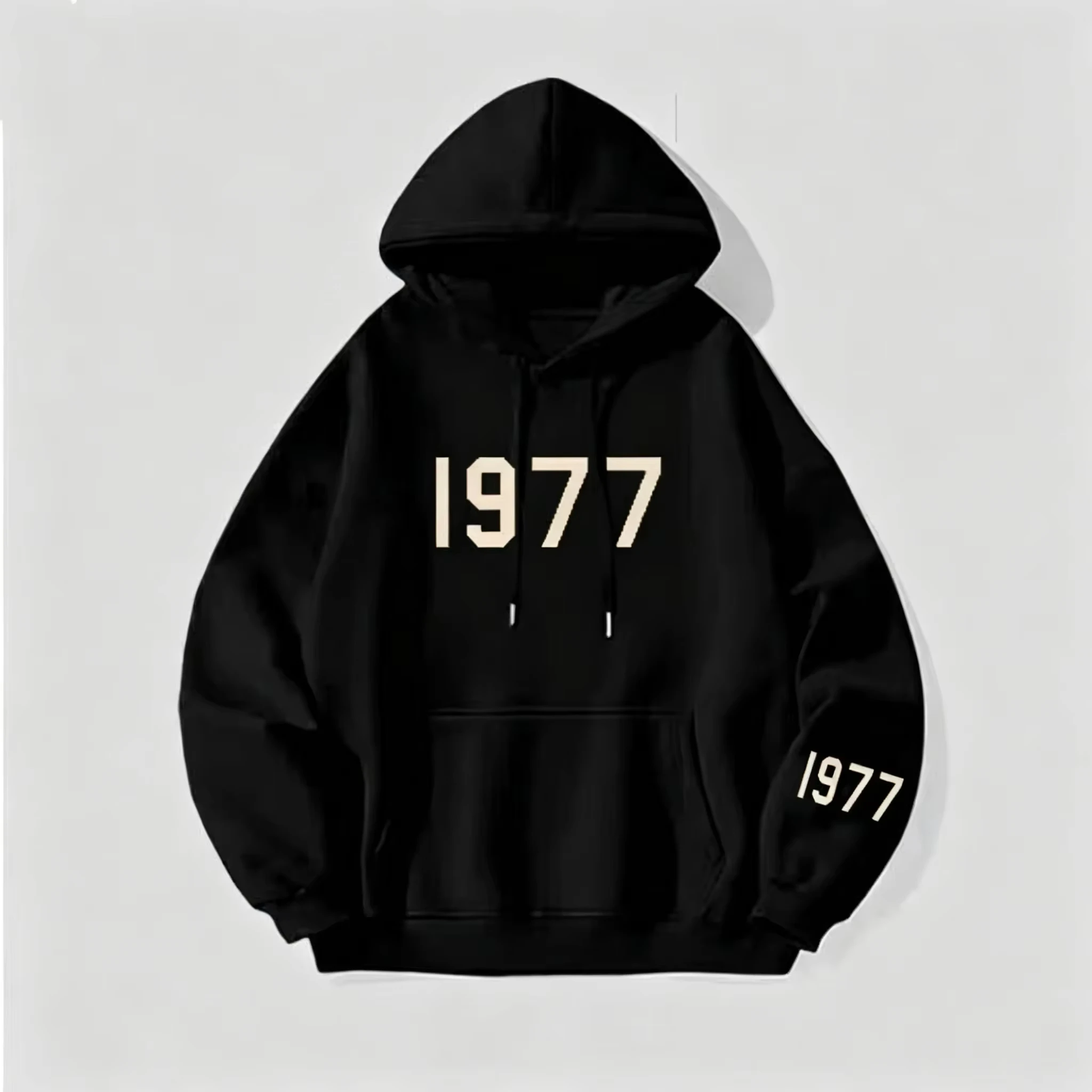 1977 New Fashion Men's and Women's Hoodies Hip Hop Street Brand High Quality Hot Selling Men's and Women's Sports Hoodies