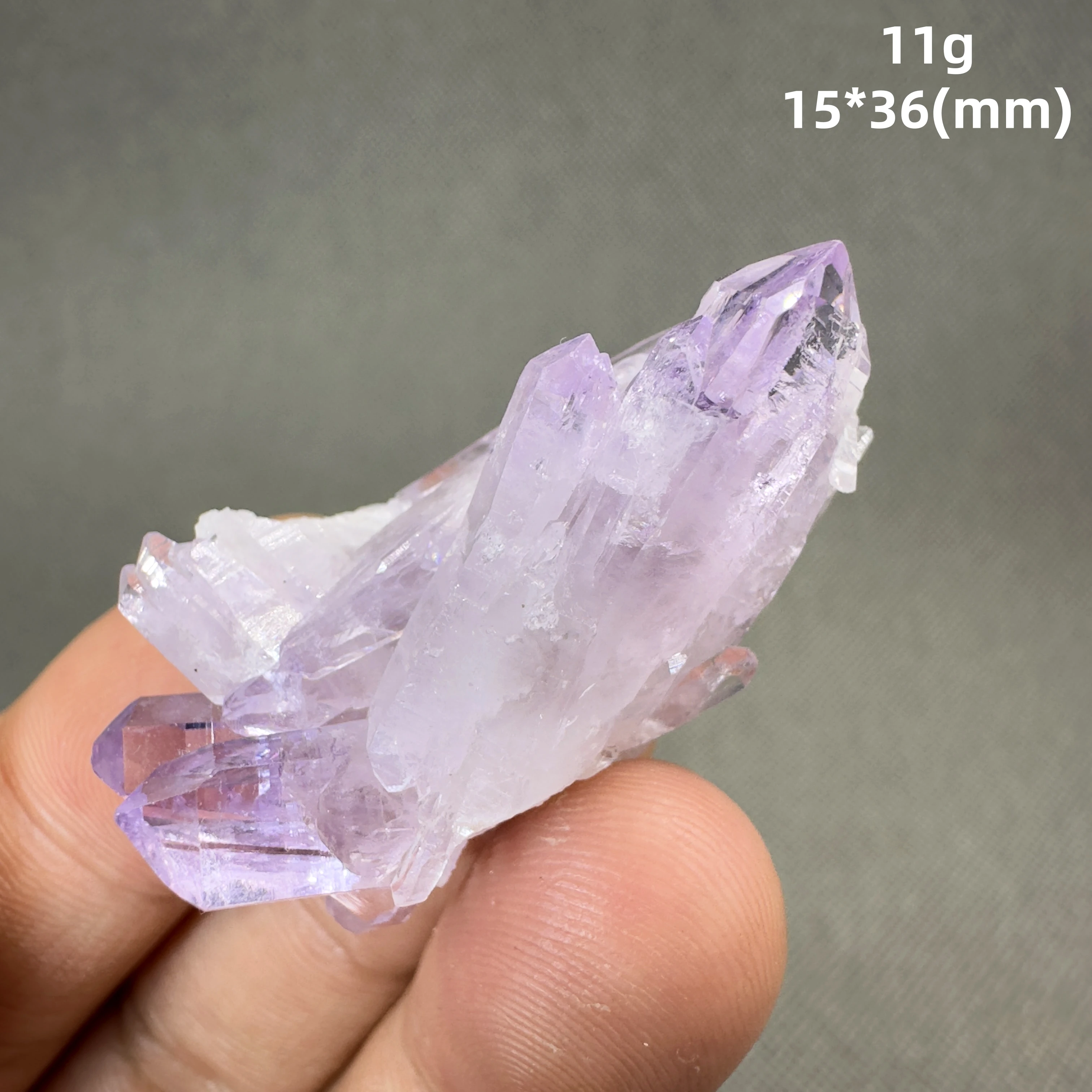 

11 g Natural Rare Mexico Cruz amethyst mineral specimen + healing quartz crystals and stones rock gemstone