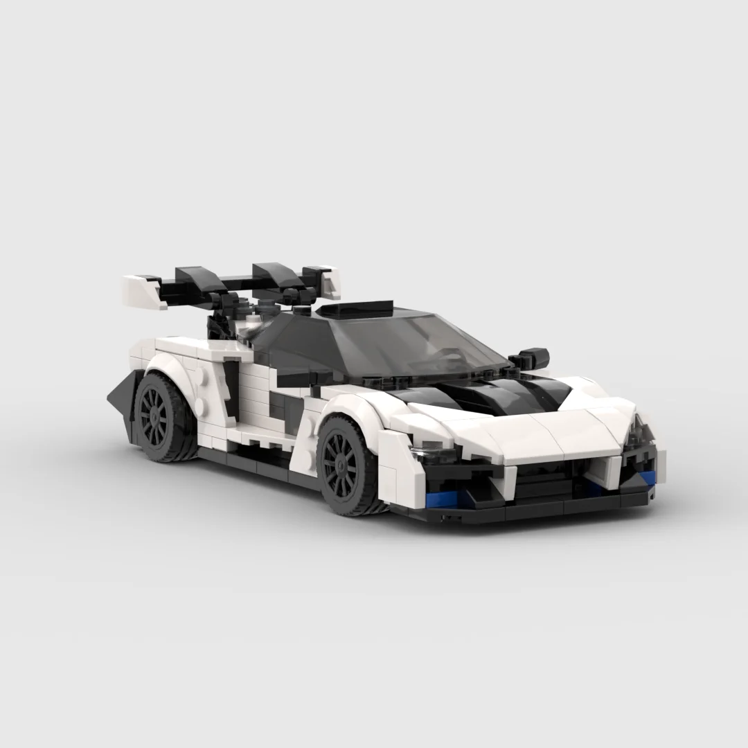 クリエイティブな国内向けマクラーレン・セナgtr-v2レーシングカーfモデルおもちゃ-男の子向け-8グリッドmocブロック-インタラクティブ教育用組み立てキット