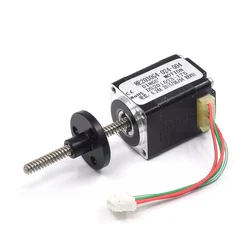 Nema 8 Mini 20mm 2-phase 4-wire Stepping Motor T-shaped Screw Stepper Motor Reciprocating linear Motor Nut For 3D Printer Robot