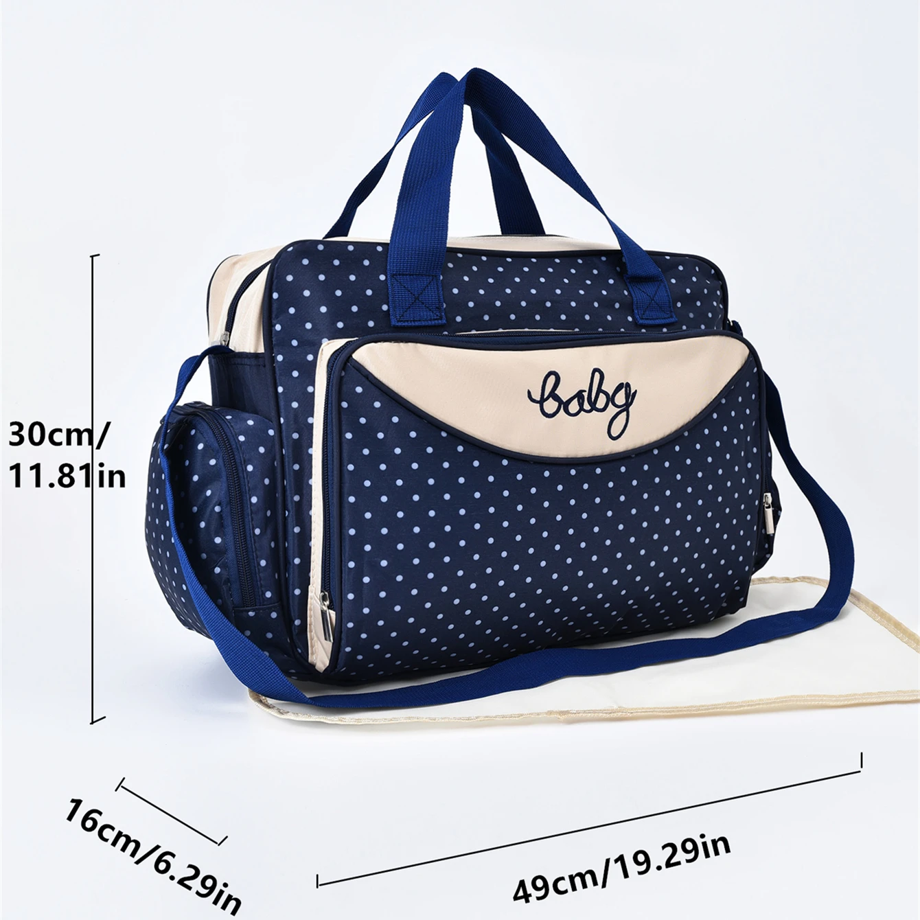 Fashion large capacity multifunctional Mommy bag Going out portable mother-and-baby bag hand of Lading shoulder diaper bag